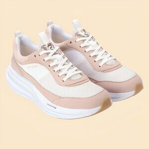 COLE HAAN Women's Originalgrand Quadstreak Sneakers, WHITE/ROSE, Size 8.5